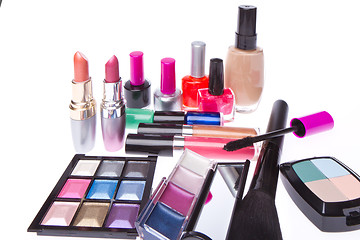 Image showing set of cosmetic products