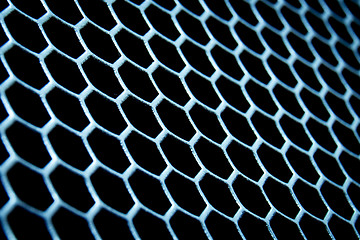 Image showing abstract metallic grid