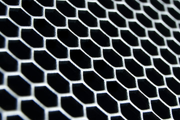 Image showing abstract metallic grid