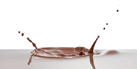 Image showing chocolate splash