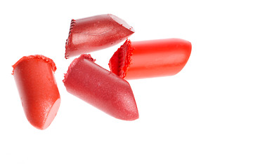 Image showing scraps of lipstick