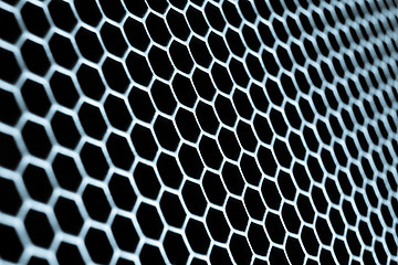 Image showing abstract metallic grid