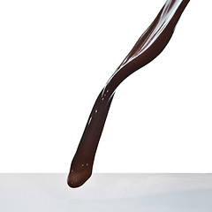 Image showing pouring chocolate