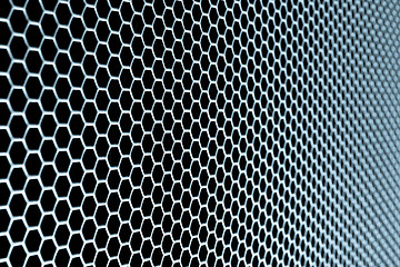 Image showing abstract metallic grid