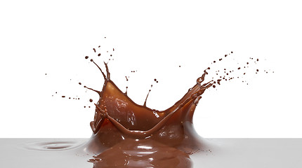 Image showing chocolate splash