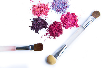 Image showing crushed eyeshadow