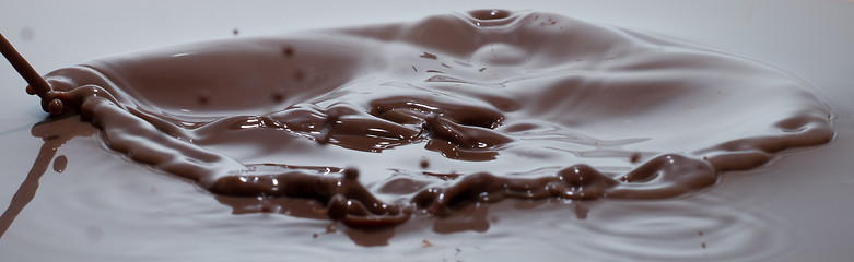 Image showing chocolate splash