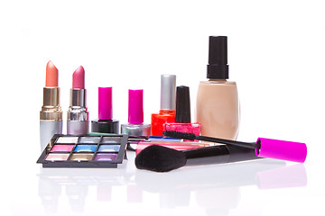 Image showing set of cosmetic products