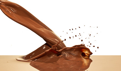 Image showing chocolate splash