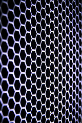 Image showing abstract metallic grid