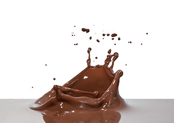 Image showing chocolate splash