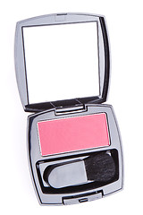 Image showing compact blush with brush