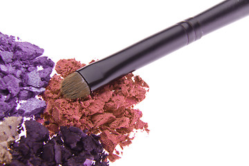 Image showing crushed eyeshadows