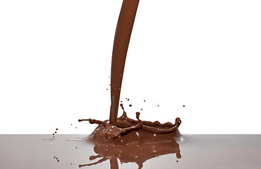 Image showing chocolate splash