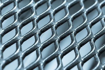 Image showing abstract metallic grid