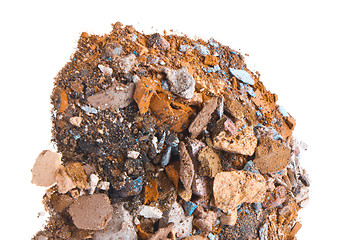 Image showing crushed eyeshadows