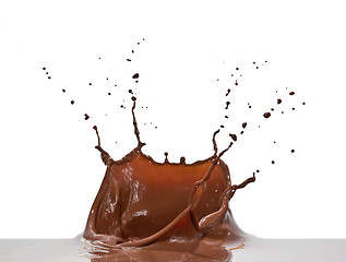 Image showing chocolate splash