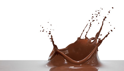 Image showing chocolate splash