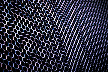 Image showing abstract metallic grid