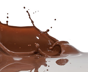 Image showing chocolate splash