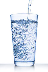 Image showing pouring water into glass