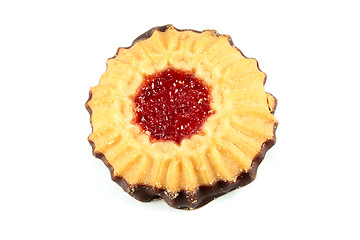 Image showing biscuit with jam