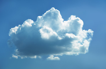 Image showing Cloud in sky