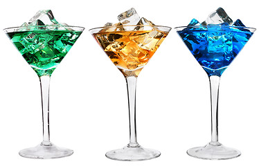 Image showing Three Cocktails