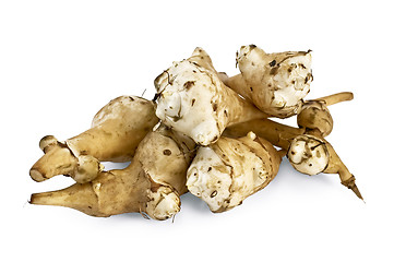 Image showing Jerusalem artichokes ripe