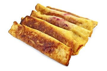 Image showing Pancakes with filling