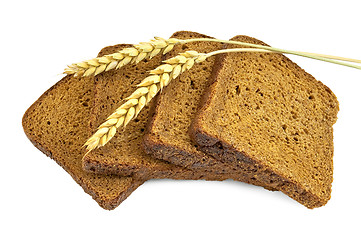 Image showing Rye bread with cereals