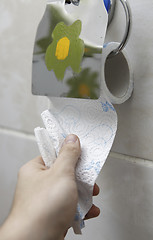 Image showing Toilet paper