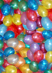 Image showing  background from balloons