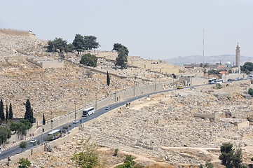 Image showing Graves on the Mount of Olives