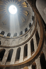 Image showing Interior of the Church of the Holy Sepulchre 