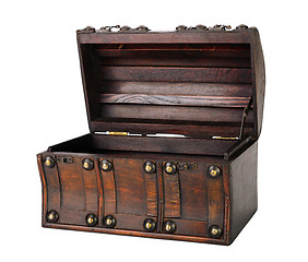 Image showing Wooden chest.