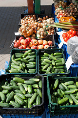 Image showing vegetables on the market
