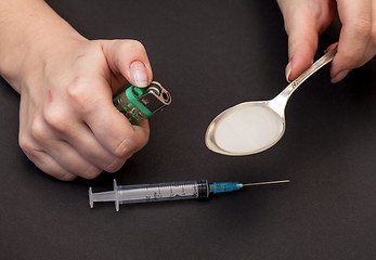 Image showing Drugs addict activities