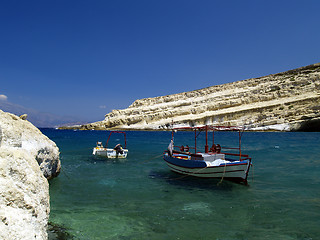 Image showing Fishing boats