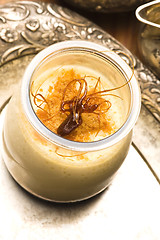 Image showing Delicious creme caramel dessert 