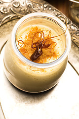 Image showing Delicious creme caramel dessert 