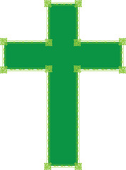 Image showing Green Cross