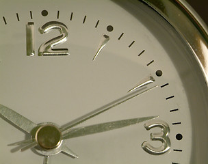 Image showing Detail of clock