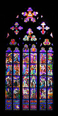 Image showing Stained glass window