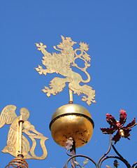 Image showing Prague's heraldic griffin