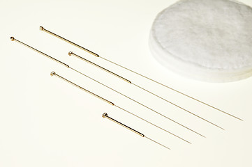 Image showing acupuncture needles