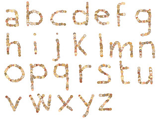 Image showing Letters of the British alphabet