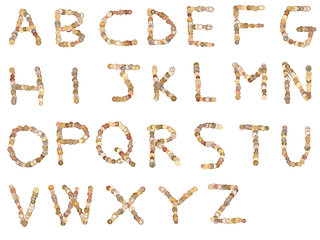 Image showing Letters of the British alphabet