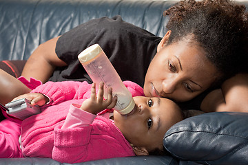 Image showing Mother and daughter