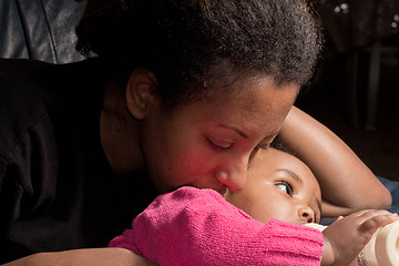 Image showing Mother and daughter